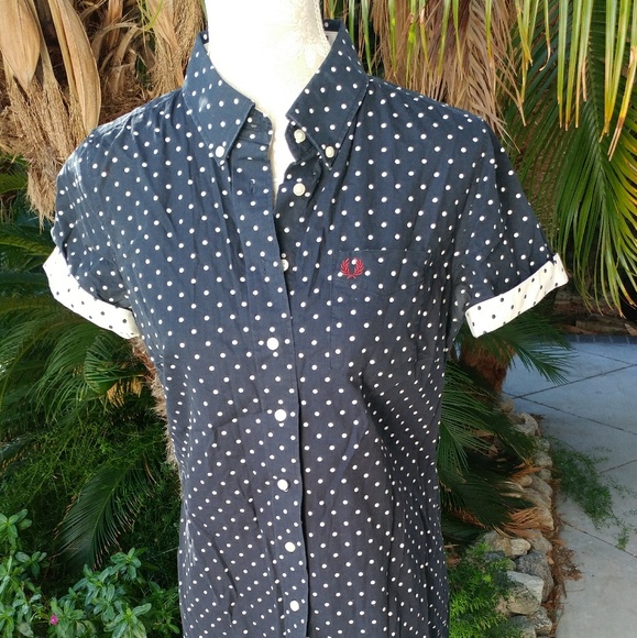 fred perry polka dot dress